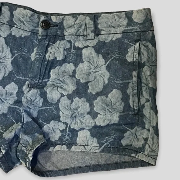 NWT Beautifully Made CIVILIANAIRE Chambray Shorts 🇺🇸 Made in USA 🇺🇸 - Picture 2 of 12